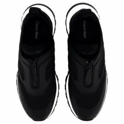 Runner Slip On W/zip Mix M Ck Black