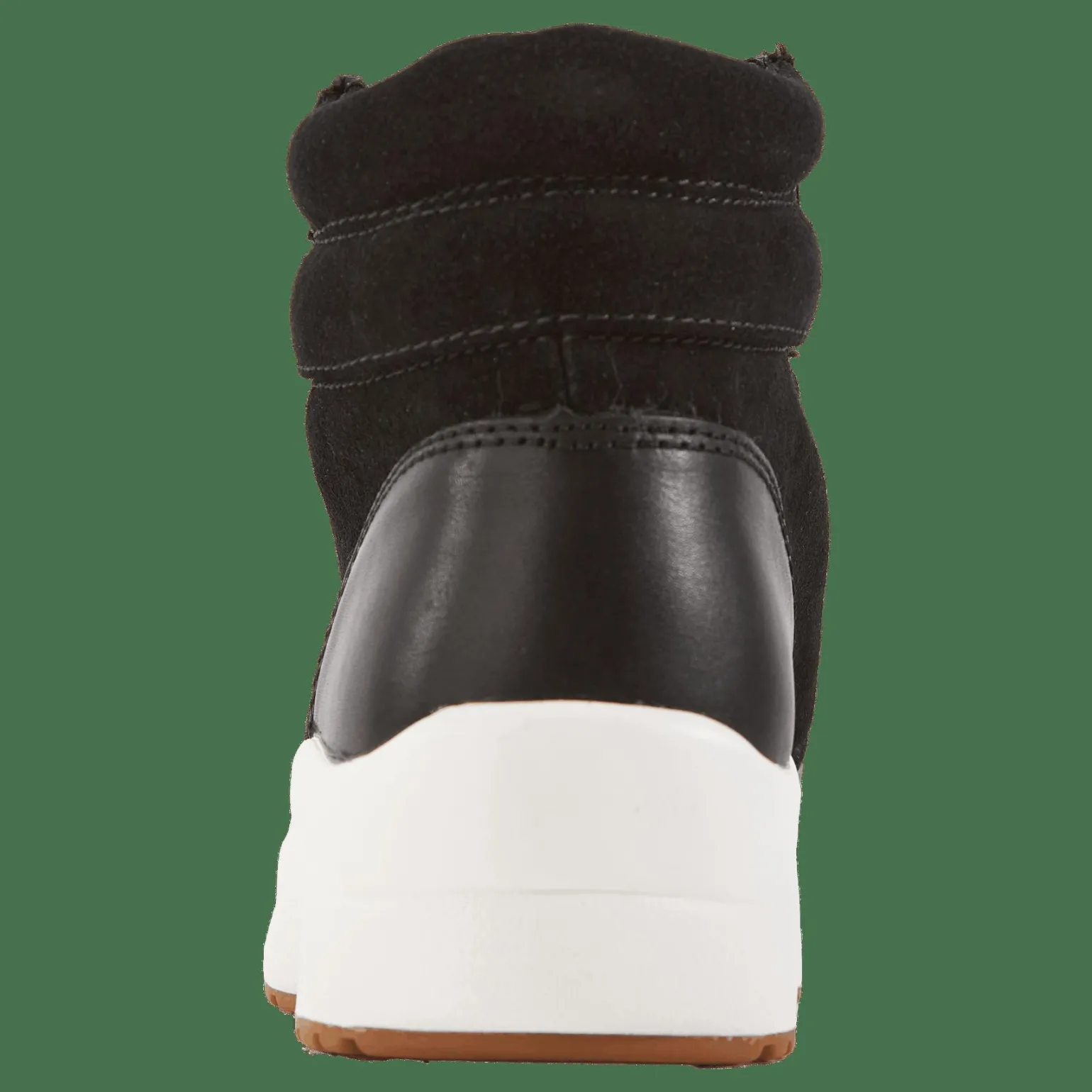 Rylee Suede & Leather High-Top Sneaker Black/Black
