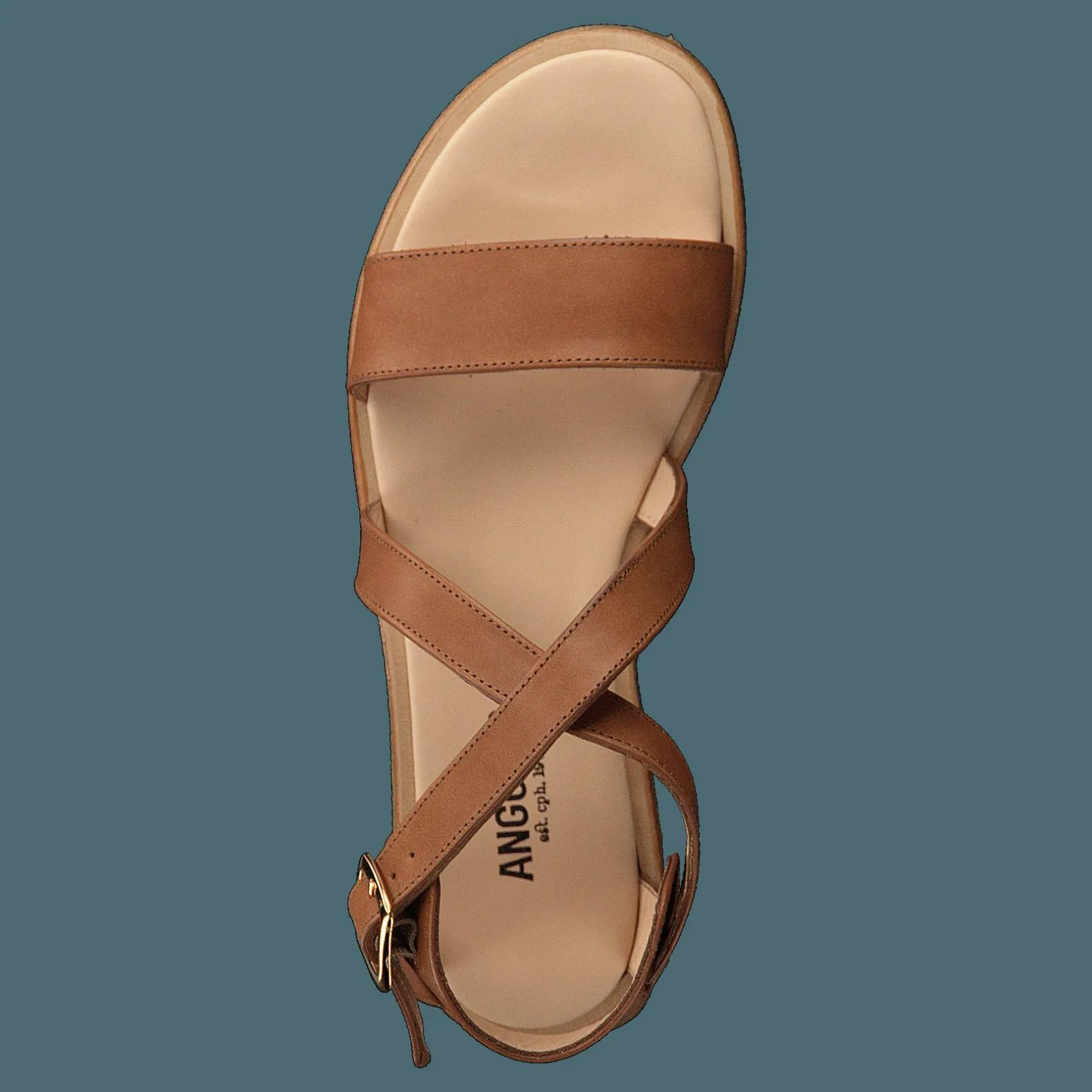 Sandal With Buckle Tan