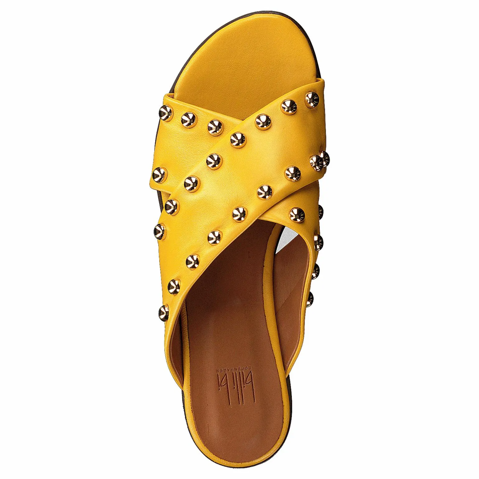 Sandals Yellow Nappa/gold