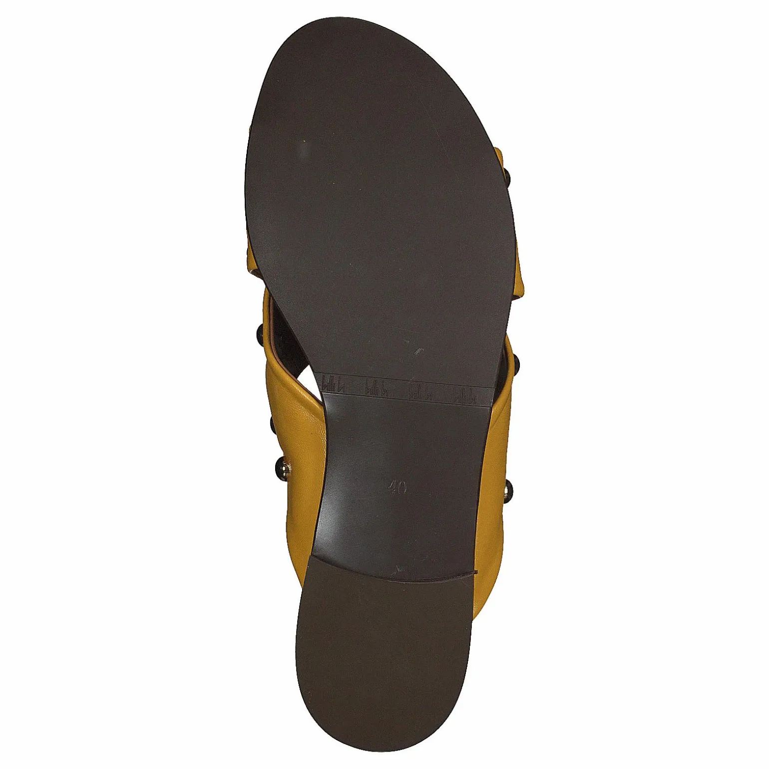 Sandals Yellow Nappa/gold