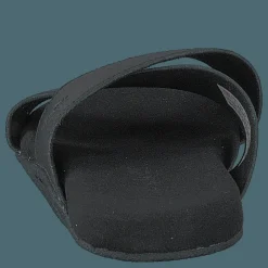 Seatonbay Crossstrapslide Black Leather