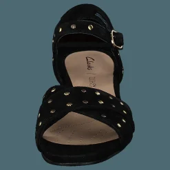 Sheer35 Strap Black Suede Studded