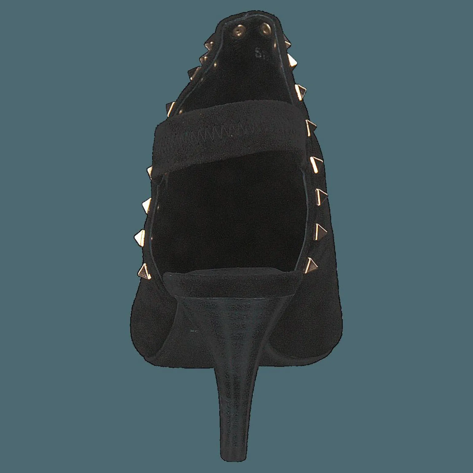 Shoe Stiletto Slipper Blk - Black