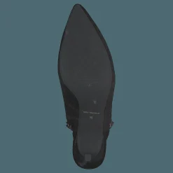 Shoe Stiletto Slipper Blk - Black