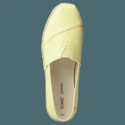 Slubby Woven Rope Sole Banana Yellow