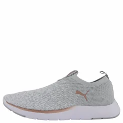 Softride Remi Slip-on Knit Wn Ash Gray-puma White-rose Gold