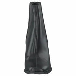 Squared Front Ankle Boots Black