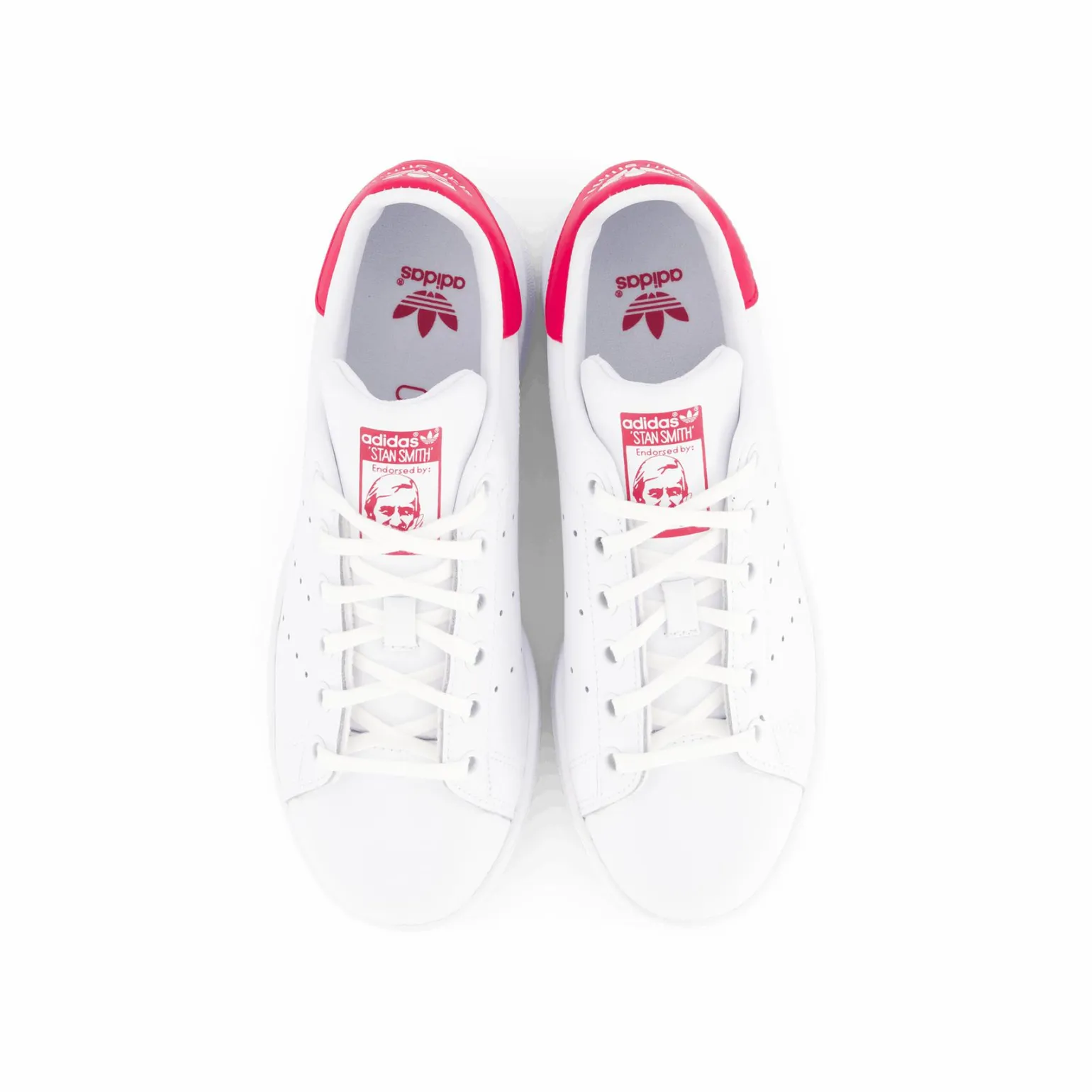 Stan Smith J Ftwr White/Bold Pink