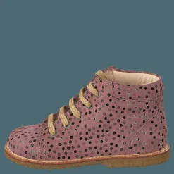 Starter Boot With Laces Rose Dot
