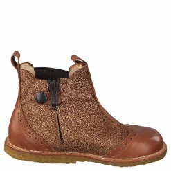 Starter Chelsea Boot With Elas Cognac/rust Gl./brown