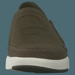 Step Isle Row Khaki Green Canvas