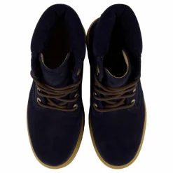 Stone Street 6 Inch Lace Up Wa Dark Blue Suede