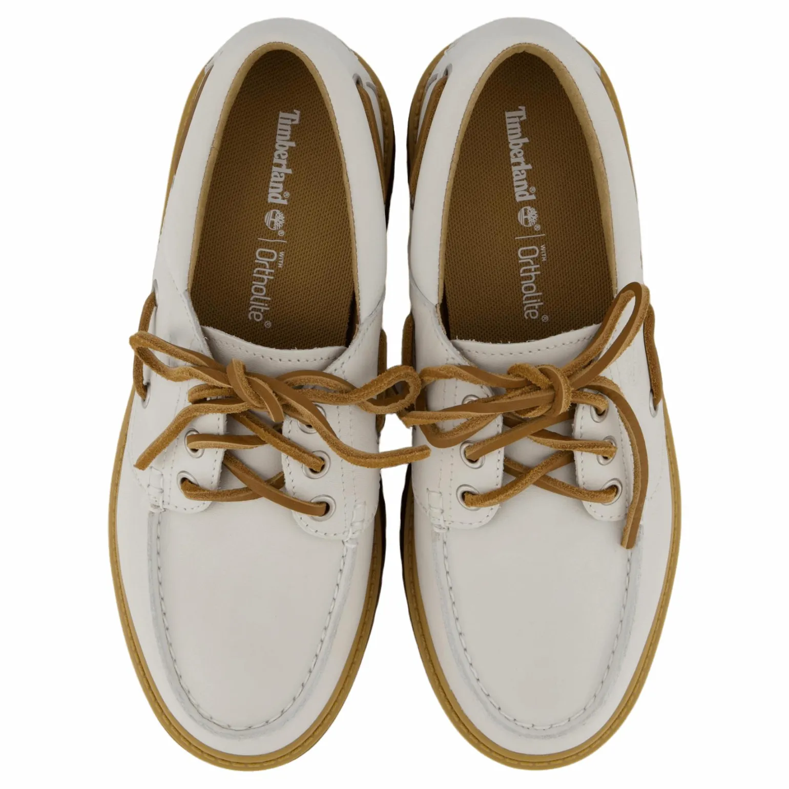 Stone Street Boat Shoe White Full Grain
