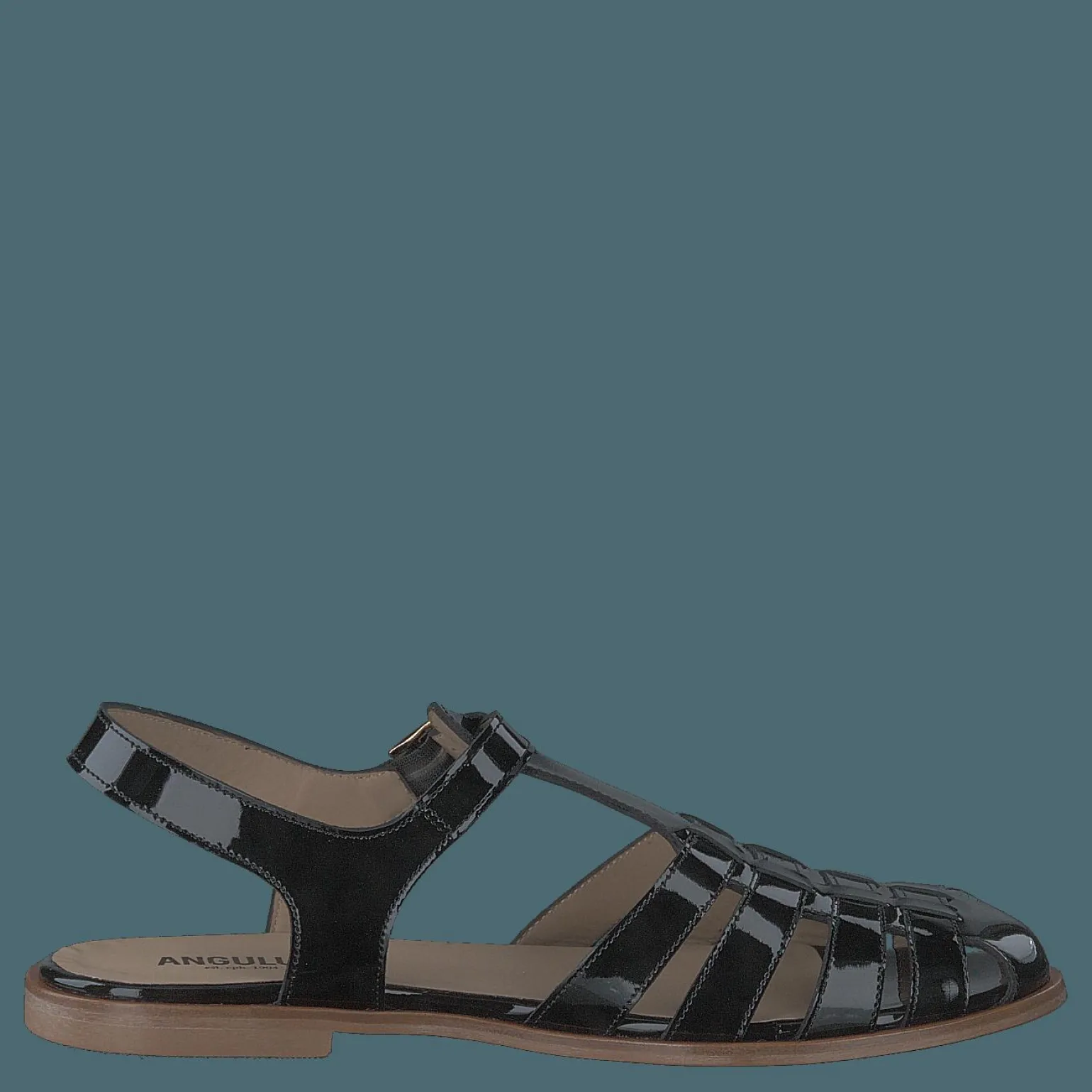 Strap Sandal With Buckle Black
