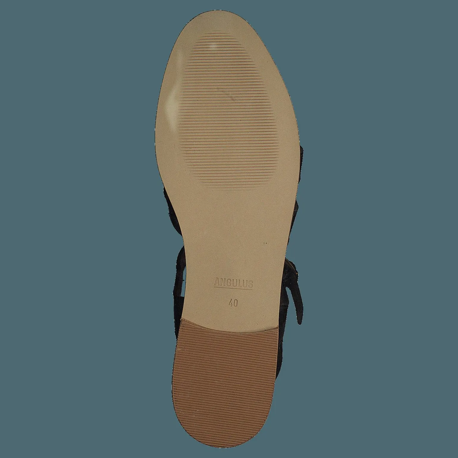 Strap Sandal With Buckle Black