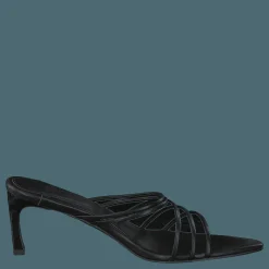 Strappy Pointy Sandals Black