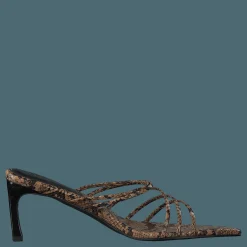 Strappy Pointy Sandals Snake