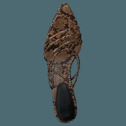 Strappy Pointy Sandals Snake