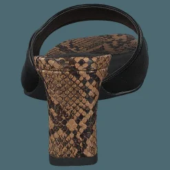Style Two Tonad Mules Black Snake