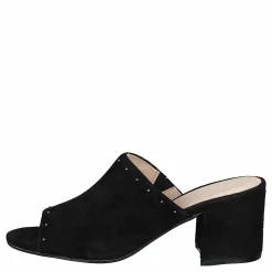 Suede Mule Sandal Jfm17 110 - Black 10