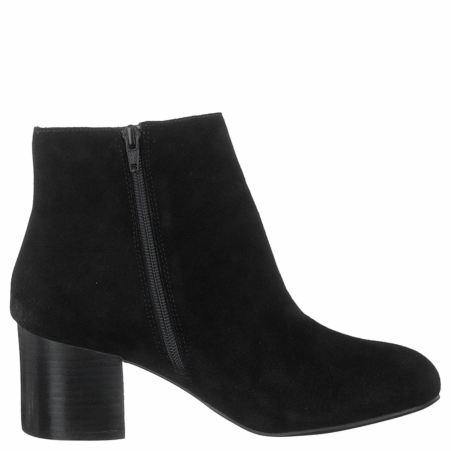 Suede V-cut Boot Jas18 Black