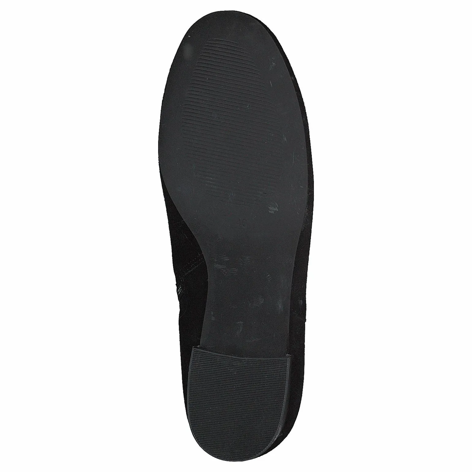 Suede V-cut Boot Jas18 Black