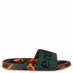 Superdry Aop Beach Slide Khaki/black/orange