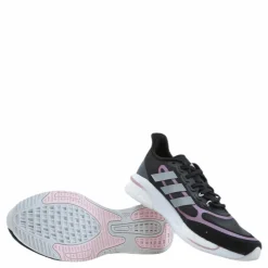 Supernova+ Shoes Core Black / Silver Metallic / Pink Met.
