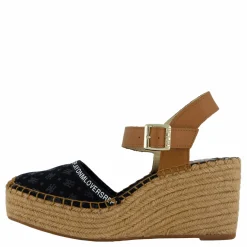 Susan Lycra Print Black