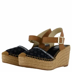 Susan Lycra Print Black