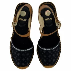 Susan Lycra Print Black