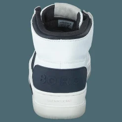 T2300 Mid Ctr M White-navy