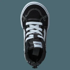 Td Filmore Hi Zip (suede/canvas) Black/white