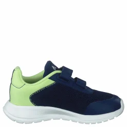 Tensaur Run Shoes Dark Blue / Core White / Pulse Lime