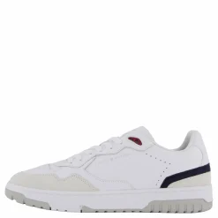 Th Basket Street Leather White