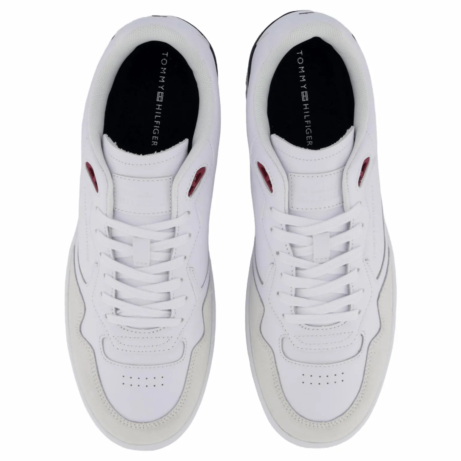 Th Basket Street Leather White