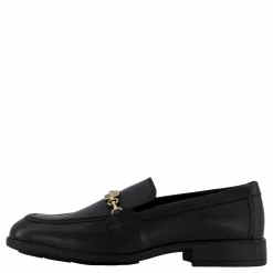Th Chain Leather Loafer Black