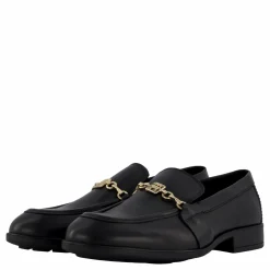 Th Chain Leather Loafer Black