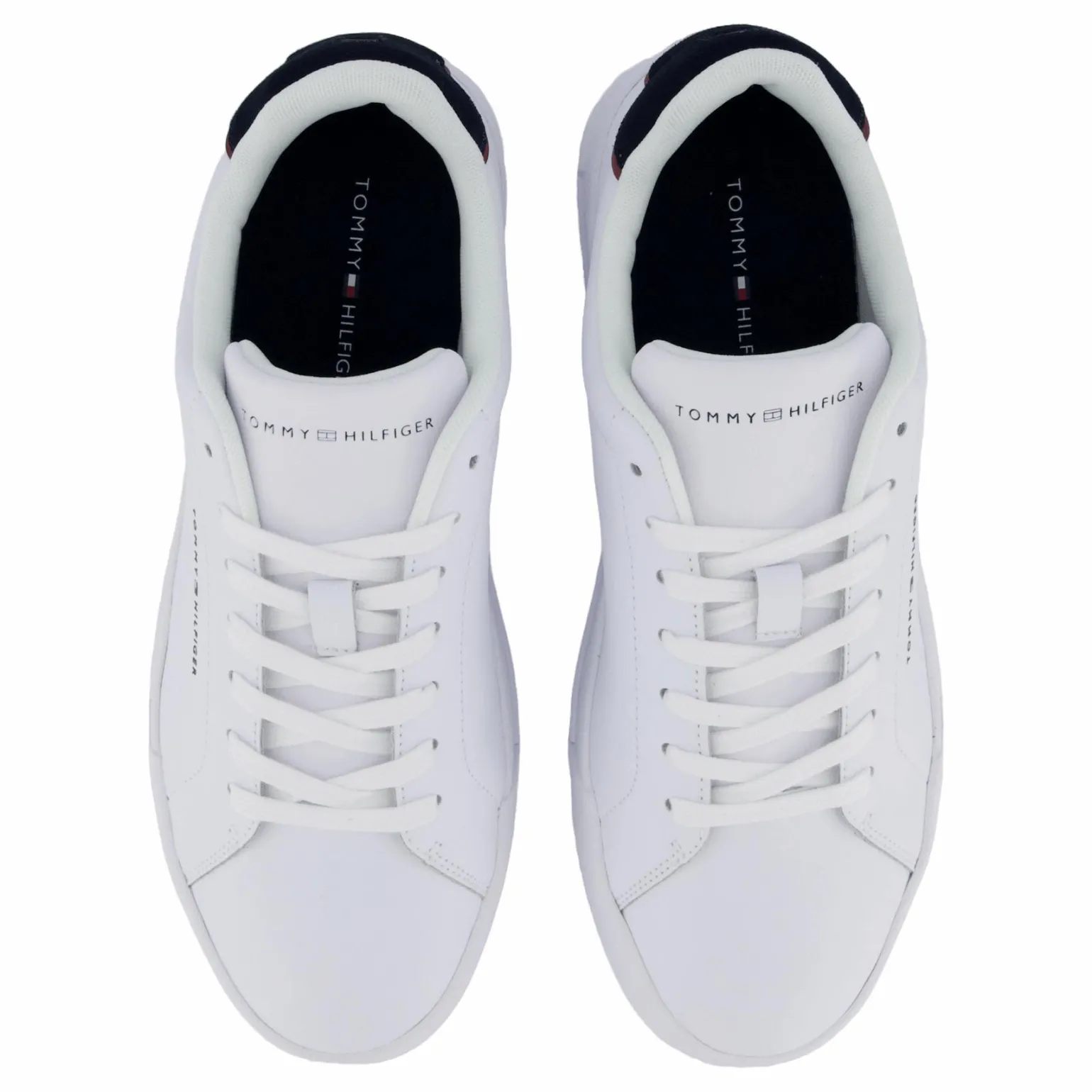 Th Court Lth Detail Ess White