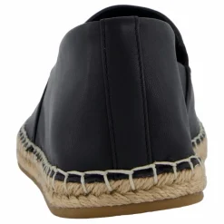 Th Logo Leather Espadrille Black