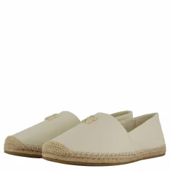 Th Logo Leather Espadrille Beige