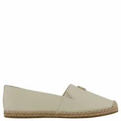 Th Logo Leather Espadrille Beige