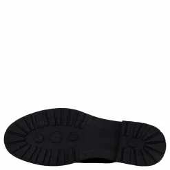 Th Logo Leather Mix Chelsea Black