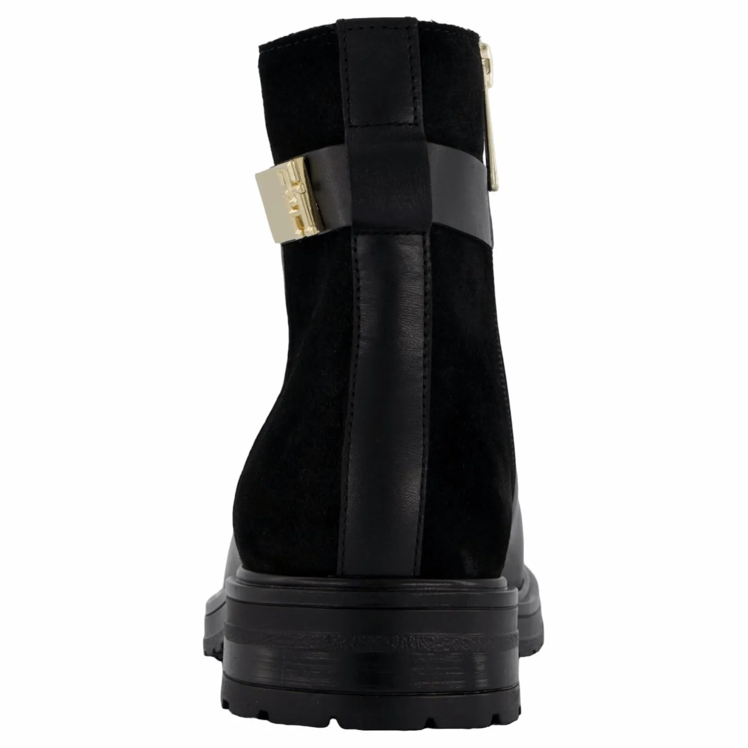 Th Logo Leather Mix Chelsea Black