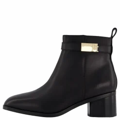 Th Logo Mid Heel Bootie Black