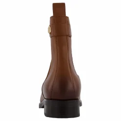 Th Stud Leather Low Chelsea Cognac Brown