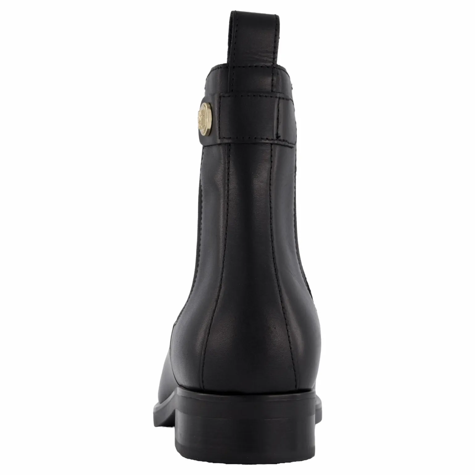 Th Stud Leather Low Chelsea Black