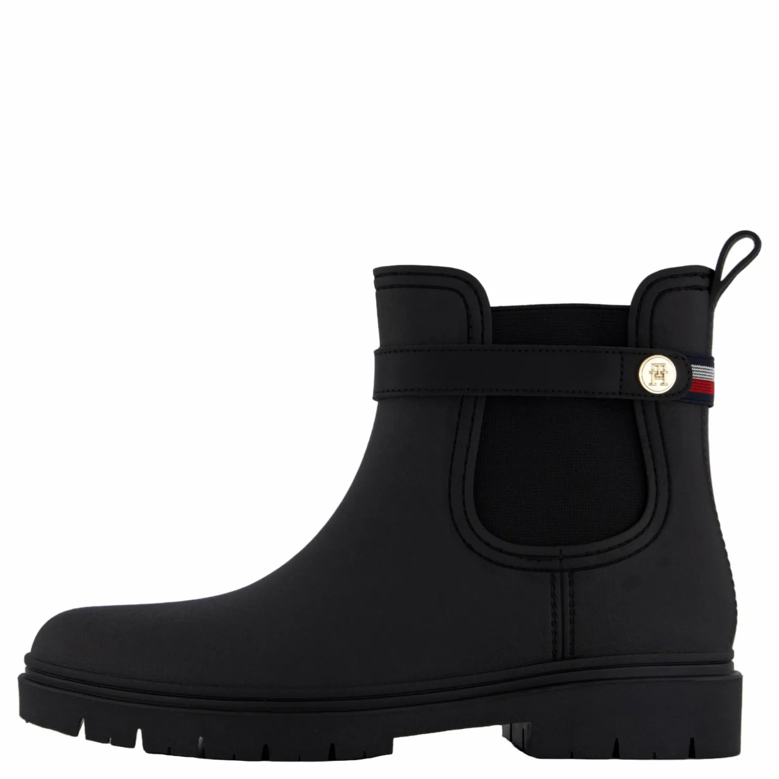 Th Stud Rubberised Rainboot Black