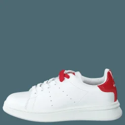 The Tennis Shoe White-red